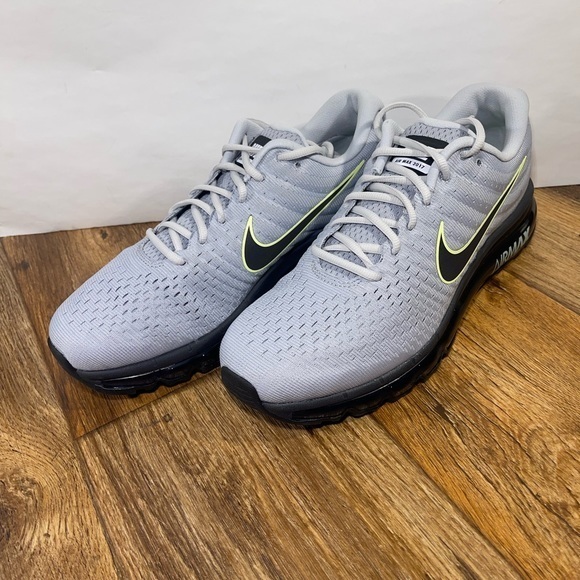 Nike Air Max 2017 Wolf Grey/Black/Pure Platinum 849559-012 Men's Size‎ 10 New - Picture 2 of 8